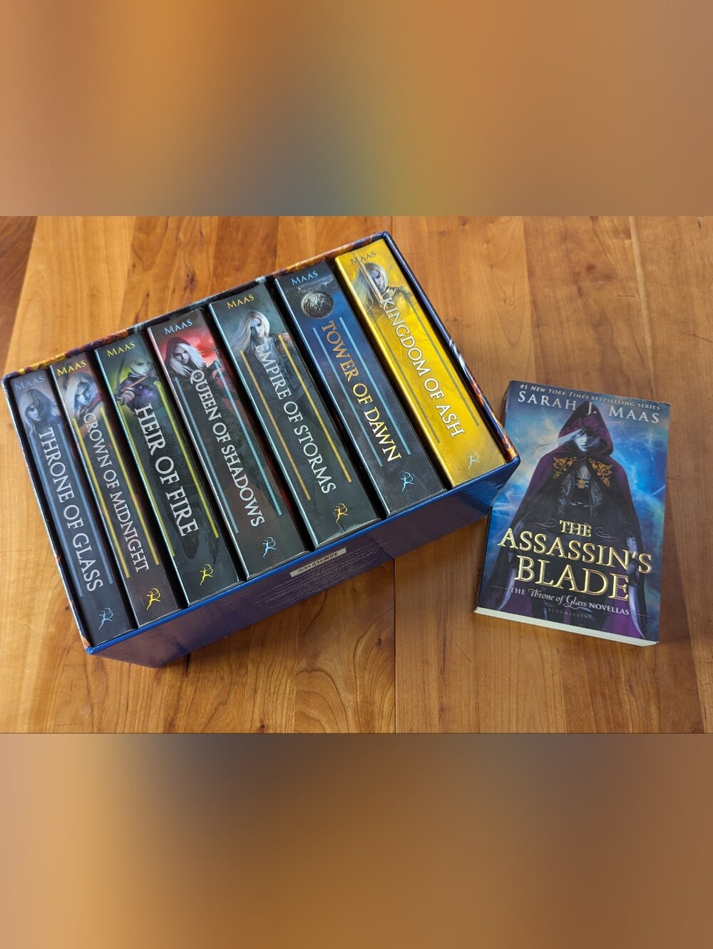 Complete Throne Of Glass Paperback Set Original Artwork